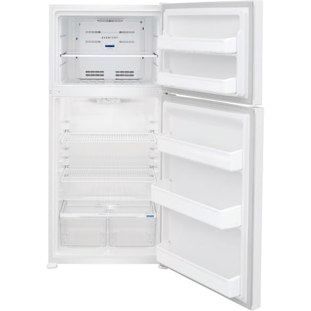 Frigidaire 18 cu. ft. Freestanding Top Mount Refrigerator in White FFTR1814WW